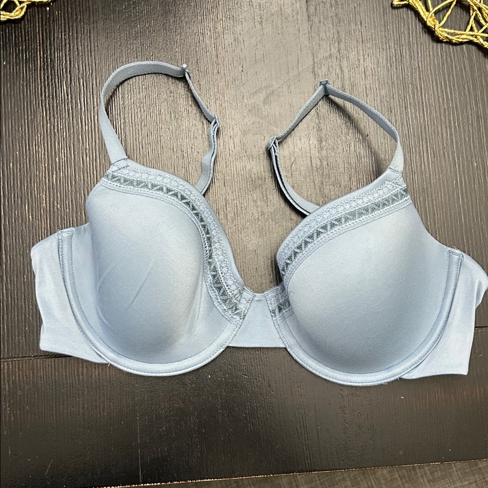 Wacoal Perfect Primer Contour Blue Padded Underwire Convertible Bra Size 32DD - Picture 5 of 7